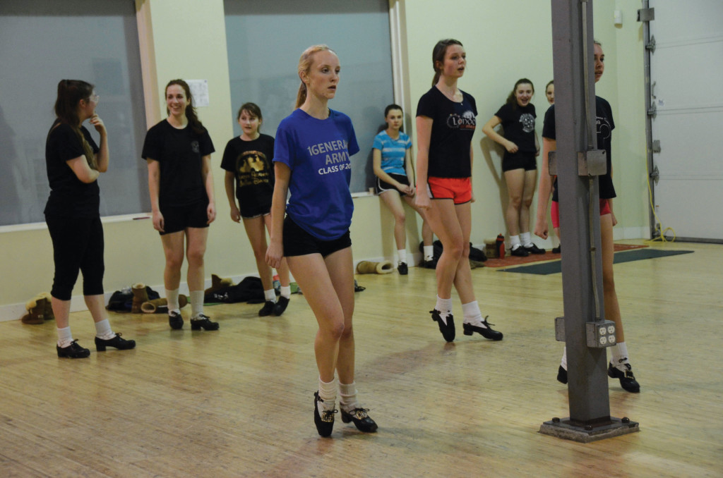 Through Irish dance, Nims-Fournier has developed a close set of friends and experienced a feeling of community. 