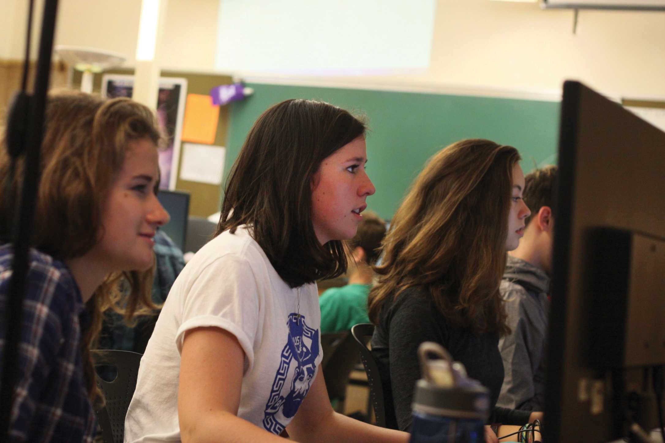 Megan Hurley is one of three girls in her Introduction to Engineering class. She wants to become an engineer, despite the low number of women in the field.