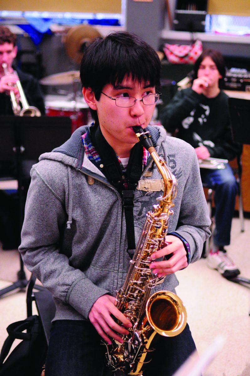 Junior Kenneth Fukumoto, a high-achieving  saxophone player, will perform in Arizona in April for the North American Saxophone Alliance’s Young Artist Competition.