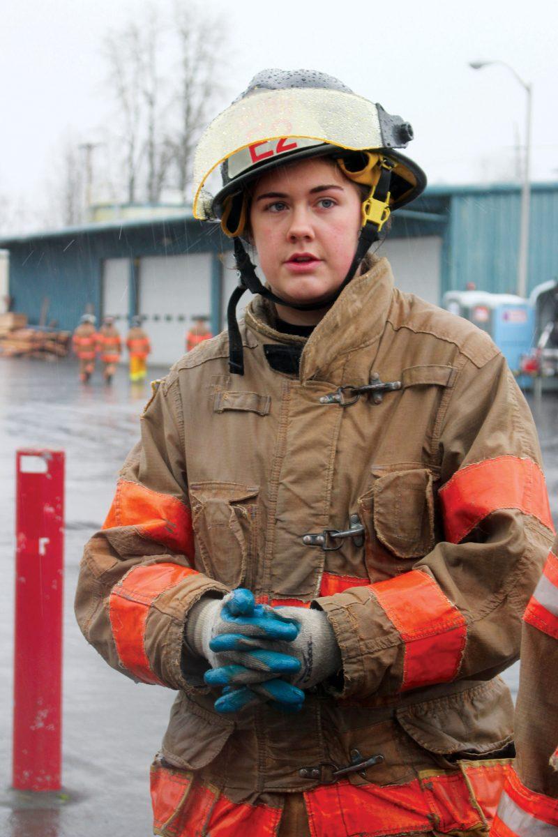 Grant senior Morgan Hieggelke has dreams of becoming a firefighter. But in a predominantly male profession, she’ll have to battle some significant odds.