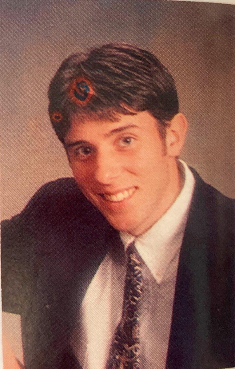 Tom Curtis' Senior Portrait, 1998.