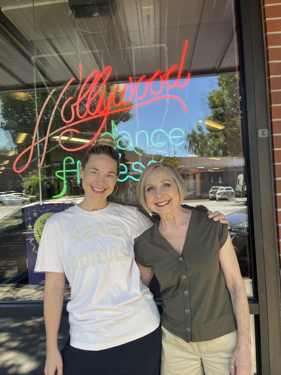 Rachel (left) and Joni (right) host a tight knit community of dancers
at Hollywood Dance.