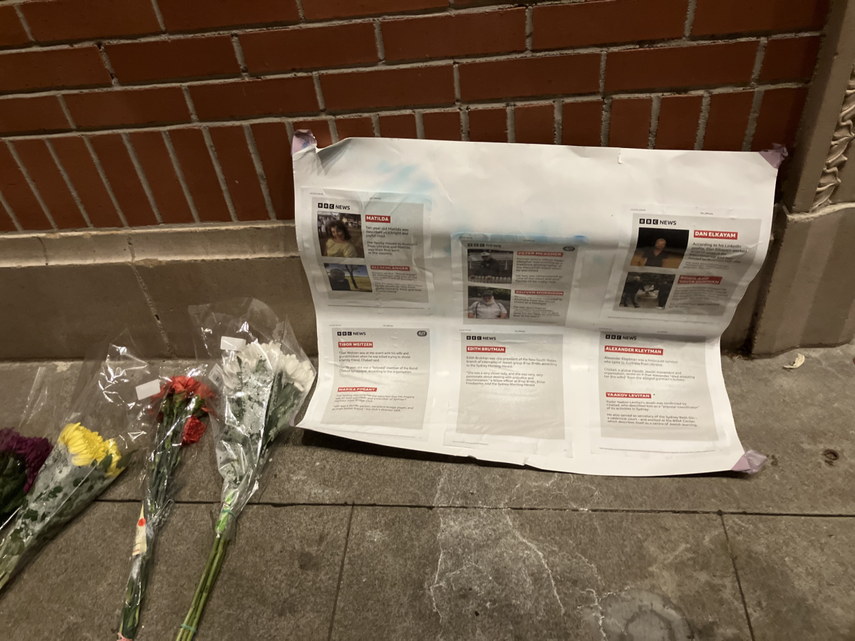 The posters remained at the school through the last week before winter break.