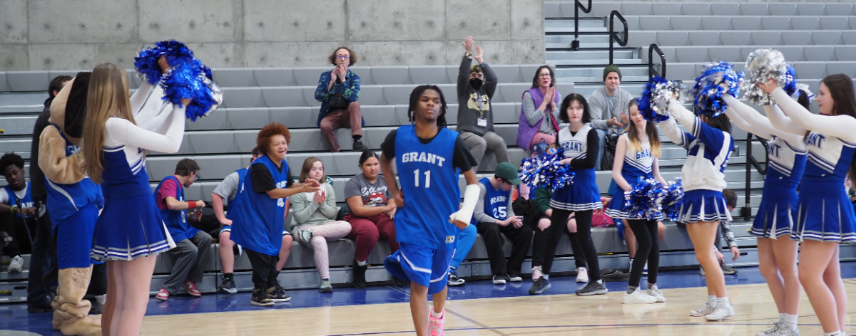 Ja’Quan Anderson enjoying a moment of celebration in a pre-game ritual.